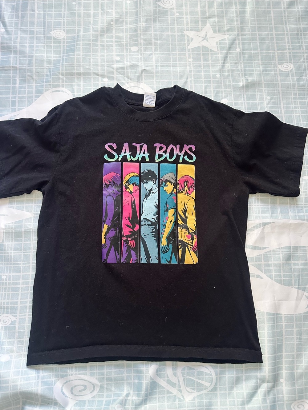 Saja Boys Black Short-Sleeve Graphic Tee